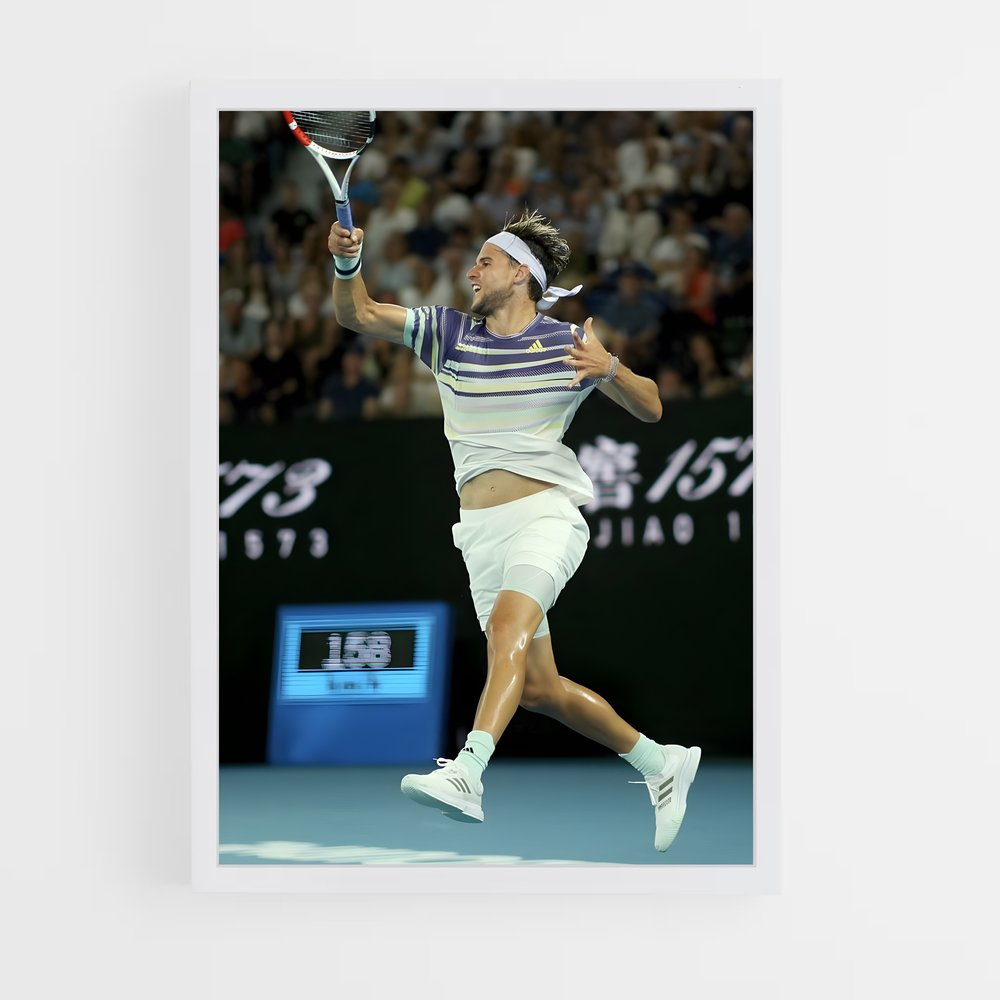 Poster Ace de Dominic – affiche Tennis (vue 3)